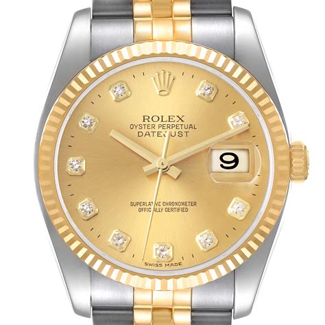 gold rolex day just|Rolex datejust 36.